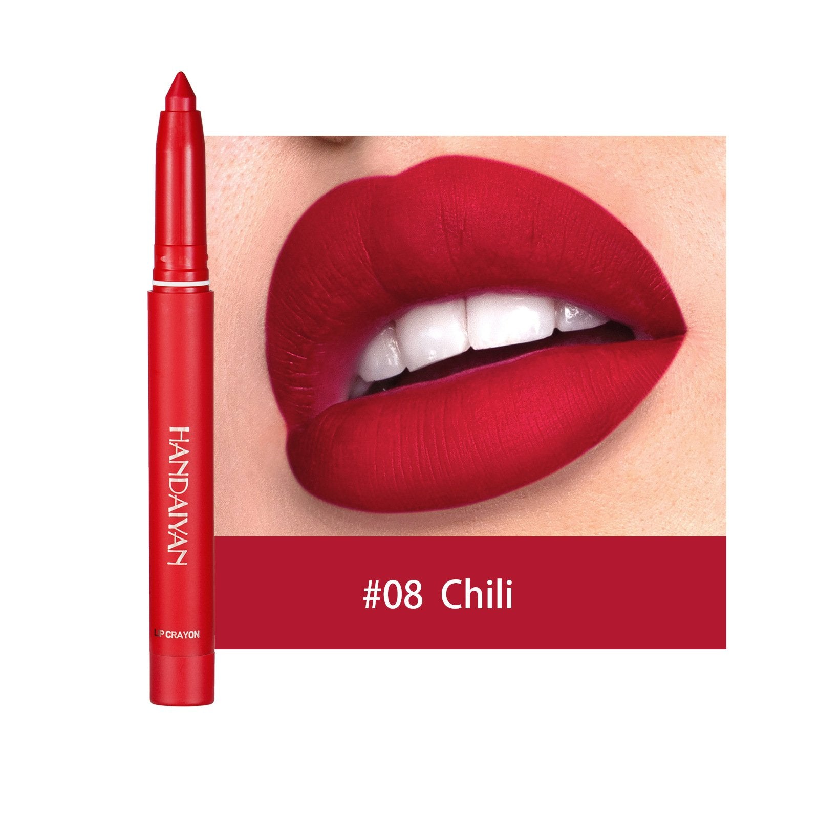 πRotating Sharpenable Matte Lipstick Pencils