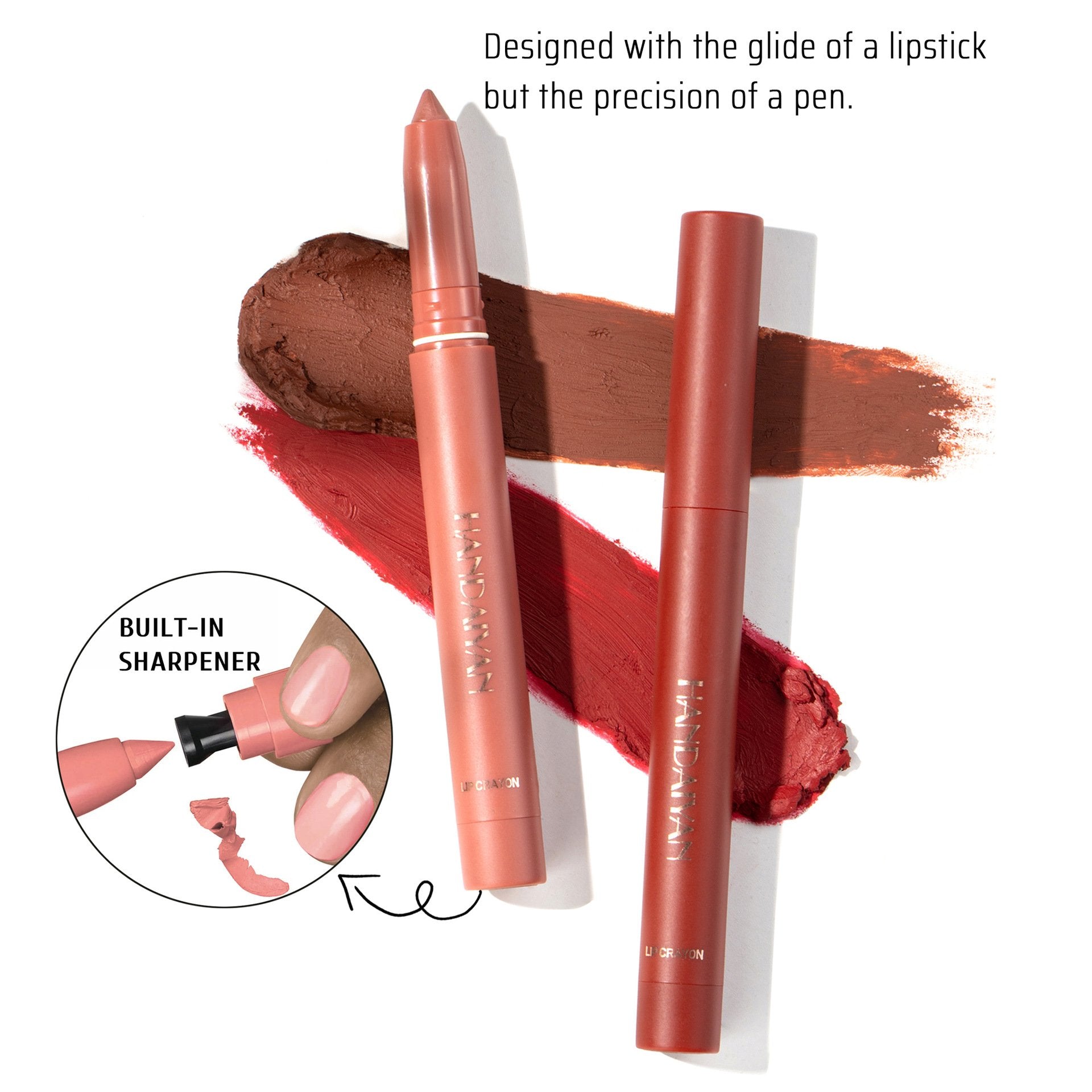 πRotating Sharpenable Matte Lipstick Pencils
