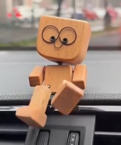 🔥Last Day Discount 49% Off🔥Charming Little Wooden Figure That Sways with 12PCS Magnetic Expressions
